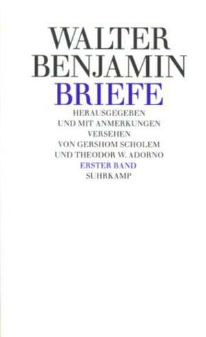 Briefe de Walter Benjamin