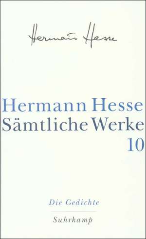 Die Gedichte de Hermann Hesse