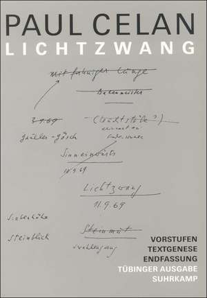 Lichtzwang de Paul Celan