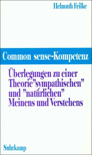 Common-sense-Kompetenz de Helmuth Feilke