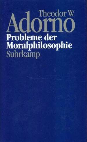 Probleme der Moralphilosophie (1963) de Thomas Schröder