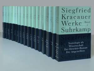 Werke in neun Bänden de Siegfried Kracauer