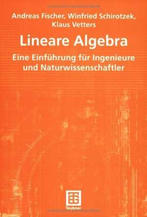 Lineare Algebra: Eine Einführung für Ingenieure und Naturwissenschaftler de Andreas Fischer