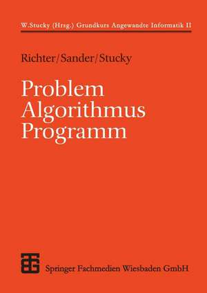 Problem - Algorithmus - Programm de Reinhard Richter