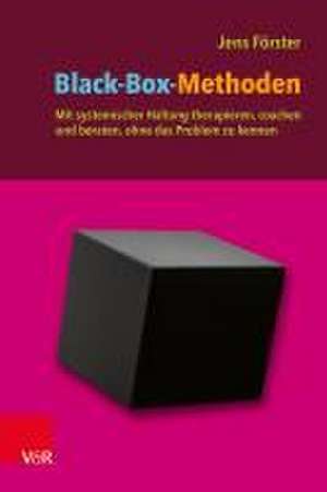 Black-Box-Methoden de Jens Förster