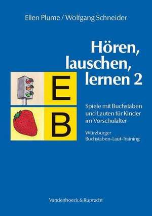 Horen, Lauschen, Lernen 2 - Arbeitsmaterial: Box Mit Buchstabenkarten, Bild- Und Memory-Karten, Haptischen Buchstabenkarten, Dominokarten Und Buchstab de Ellen Plume