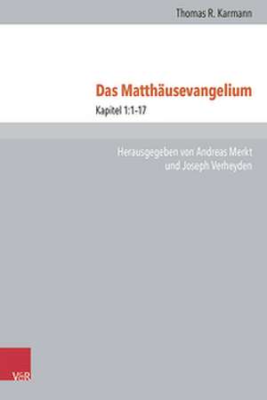 Das Matthäusevangelium de Thomas R. Karmann