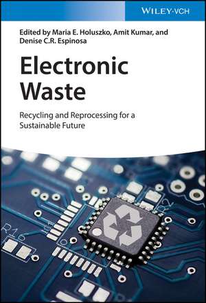 Electronic Waste – Recycling and Reprocessing for a Sustainable Future de ME Holuszko