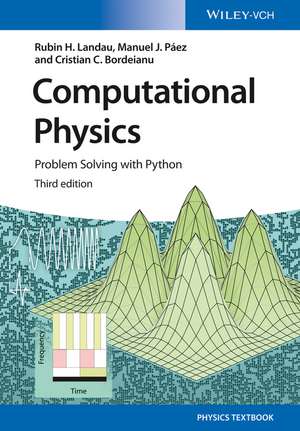 Computational Physics 3e – Problem Solving with Python de RH Landau