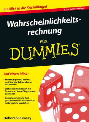 Wahrscheinlichkeitsrechnung für Dummies 3e de DJ Rumsey