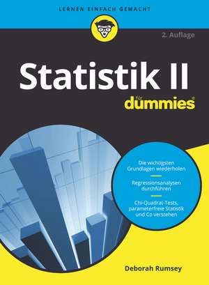 Statistik II für Dummies 2e de DJ Rumsey