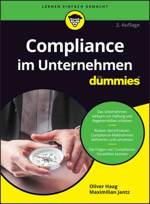 Compliance im Unternehmen für Dummies 2e de O Haag