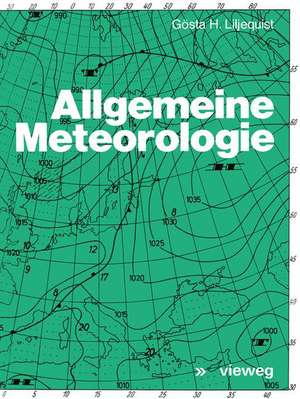 Allgemeine Meteorologie de Gösta H. Liljequist