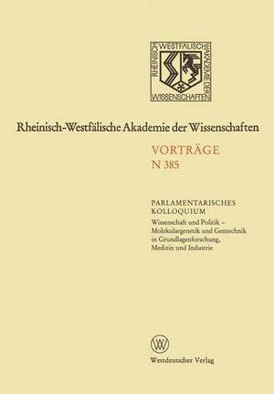 Natur-, Ingenieur- und Wirtschaftswissenschaften: Vorträge · N 385 de Kenneth A. Loparo