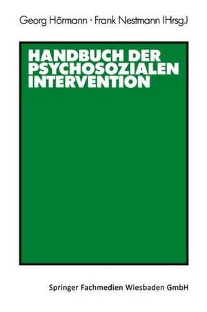 Handbuch der psychosozialen Intervention de Georg Hörmann