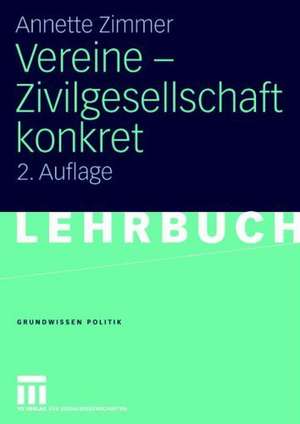 Vereine - Zivilgesellschaft konkret de Annette Zimmer