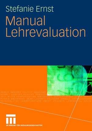 Manual Lehrevaluation de Stefanie Ernst