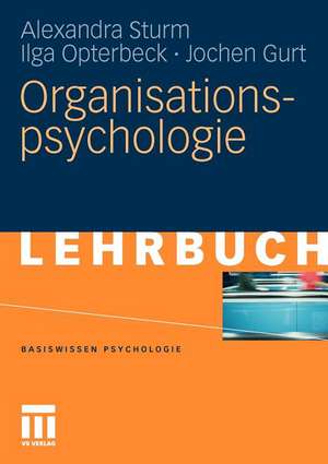 Organisationspsychologie de Alexandra Sturm