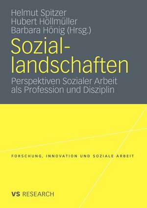 Soziallandschaften: Perspektiven Sozialer Arbeit als Profession und Disziplin de Helmut Spitzer