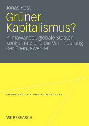 Grüner Kapitalismus?: Klimawandel, globale Staatenkonkurrenz und die Verhinderung der Energiewende de Jonas Rest