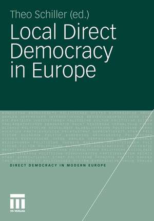 Local Direct Democracy in Europe de Theo Schiller