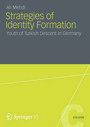 Strategies of Identity Formation: Youth of Turkish Descent in Germany de Ali Mehdi