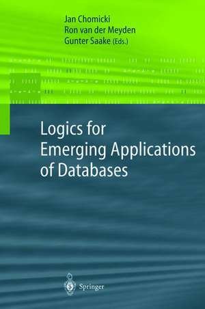 Logics for Emerging Applications of Databases de Jan Chomicki