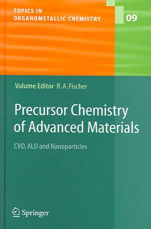 Precursor Chemistry of Advanced Materials: CVD, ALD and Nanoparticles de Roland A. Fischer