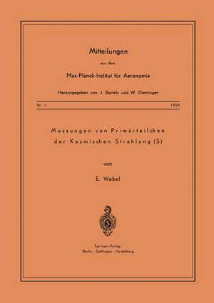 Messung von Primärteilchen der Kosmischen Strahlung de E. Waibel