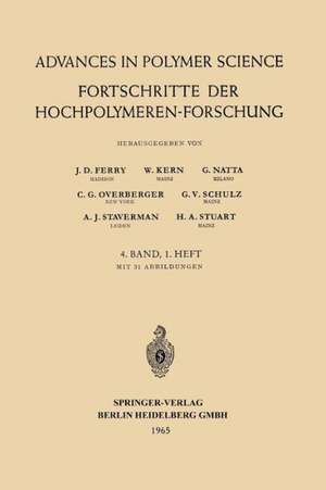 Fortschritte der Hochpolymeren Forschung de J. D. Ferry