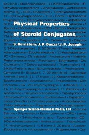 Physical Properties of Steroid Conjugates de Seymour Bernstein