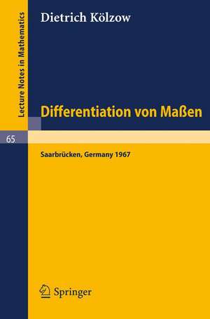 Differentiation von Maßen de Dietrich Kölzow