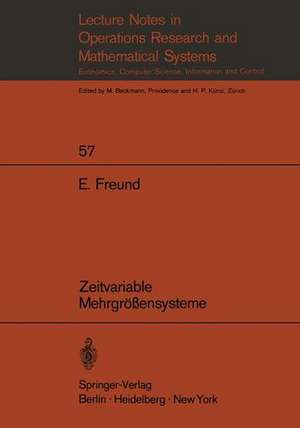 Zeitvariable Mehrgrößensysteme de E. Freund