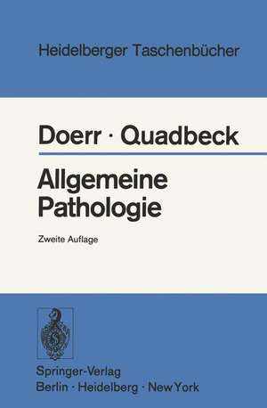 Allgemeine Pathologie de W. Doerr