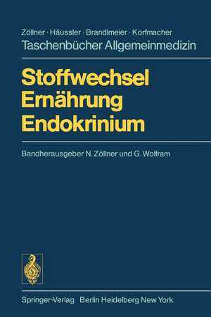 Stoffwechsel Ernährung Endokrinium de H. J. Bauer