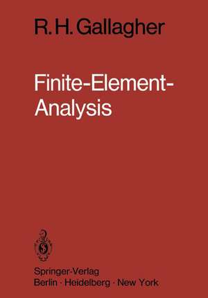 Finite-Element-Analysis: Grundlagen de R. H. Gallagher