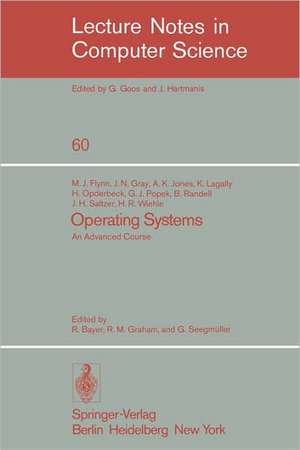 Operating Systems: An Advanced Course de M.J. Flynn