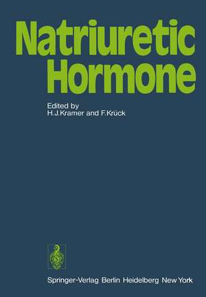 Natriuretic Hormone de H. J. Kramer