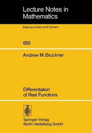 Differentiation of Real Functions de A. M. Bruckner