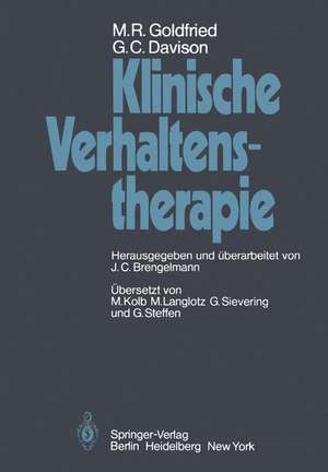 Klinische Verhaltenstherapie de M. R. Goldfried