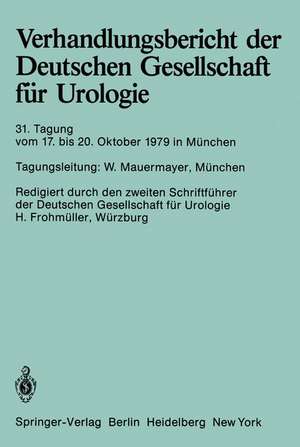 31. Tagung 17. bis 20. Oktober 1979, München de W. Mauermayer