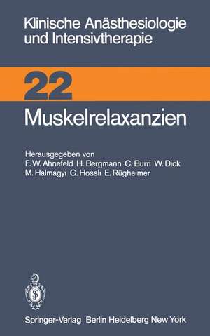 Muskelrelaxanzien de S. Agoston