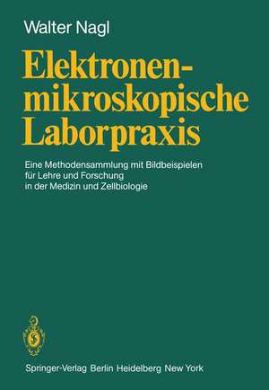 Elektronenmikroskopische Laborpraxis: Eine Methodensammlung mit Bildbeispielen für Lehre und Forschung in der Medizin und Zellbiologie de W. Nagl