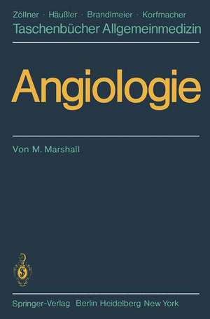 Angiologie de M. Marshall