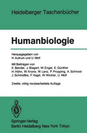 Humanbiologie: Ergebnisse und Aufgaben de H. Autrum