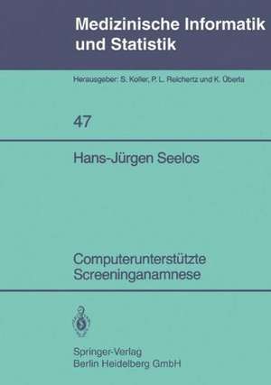 Computerunterstützte Screeninganamnese de H. -J. Seelos