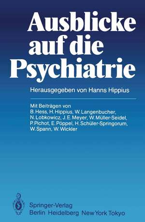 Ausblicke auf die Psychiatrie de B. Hess