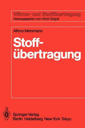 Stoffübertragung de Alfons Mersmann