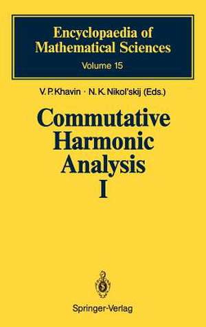 Commutative Harmonic Analysis I: General Survey. Classical Aspects de V.P. Khavin