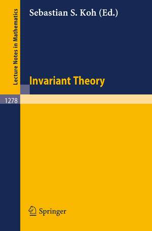 Invariant Theory de Sebastian S. Koh